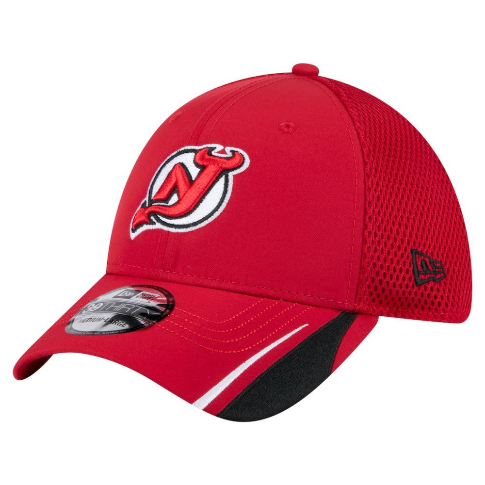 New Jersey Devils New Era Linear Featherweight 39THIRTY Flex Hat -  NHL Jerseys