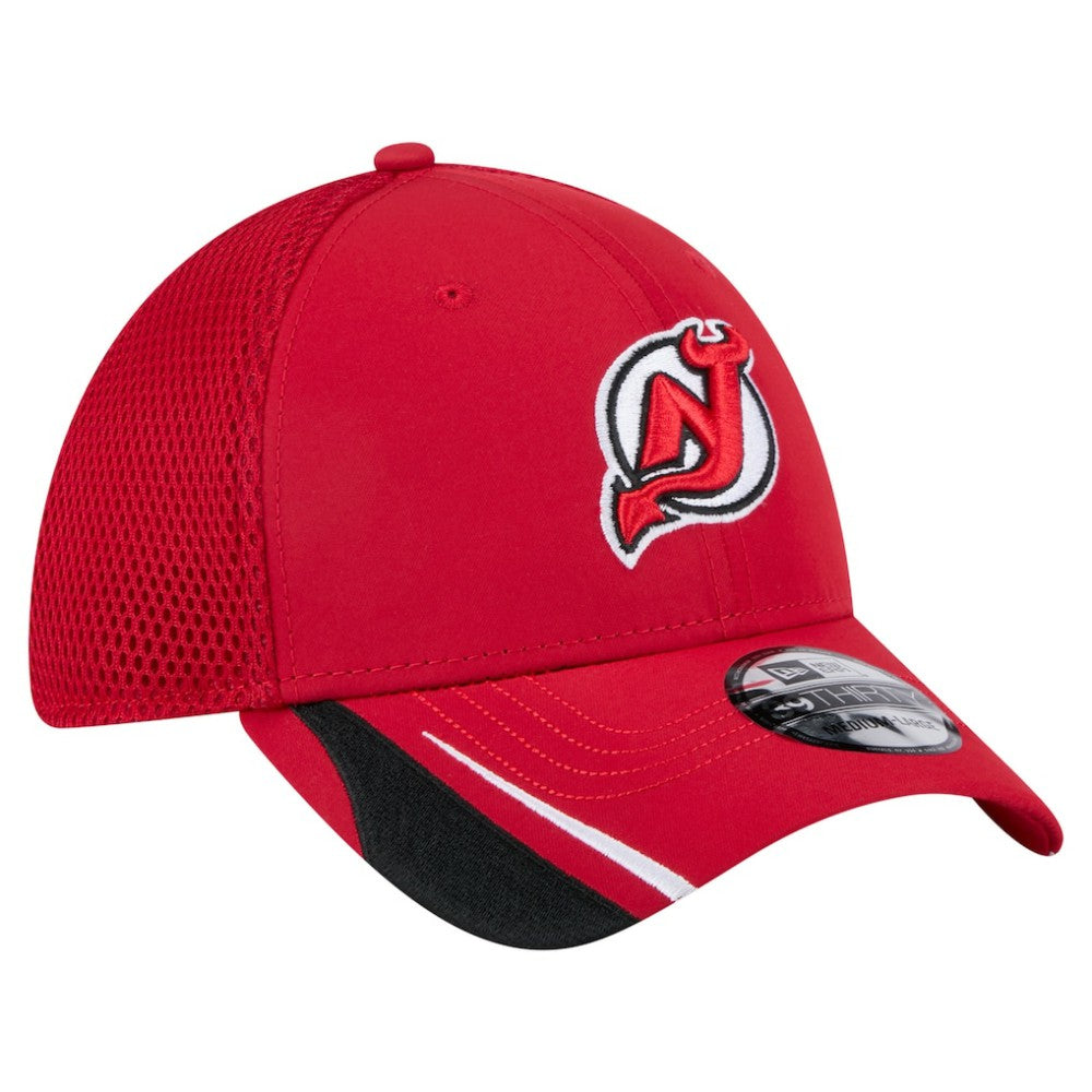 New Jersey Devils New Era Linear Featherweight 39THIRTY Flex Hat -  NHL Jerseys