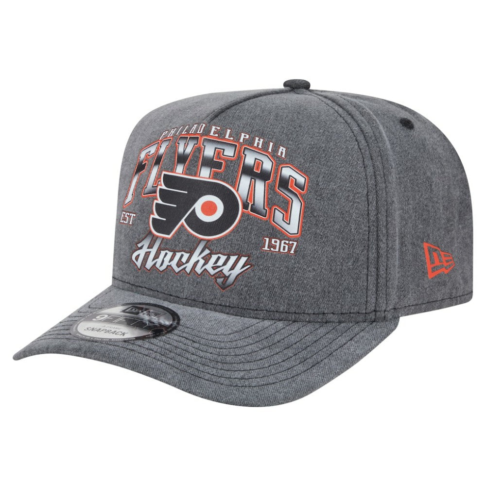Philadelphia Flyers New Era Throwback Washed A-Frame Pre-Curved 9FIFTY Snapback Hat -  NHL Hats