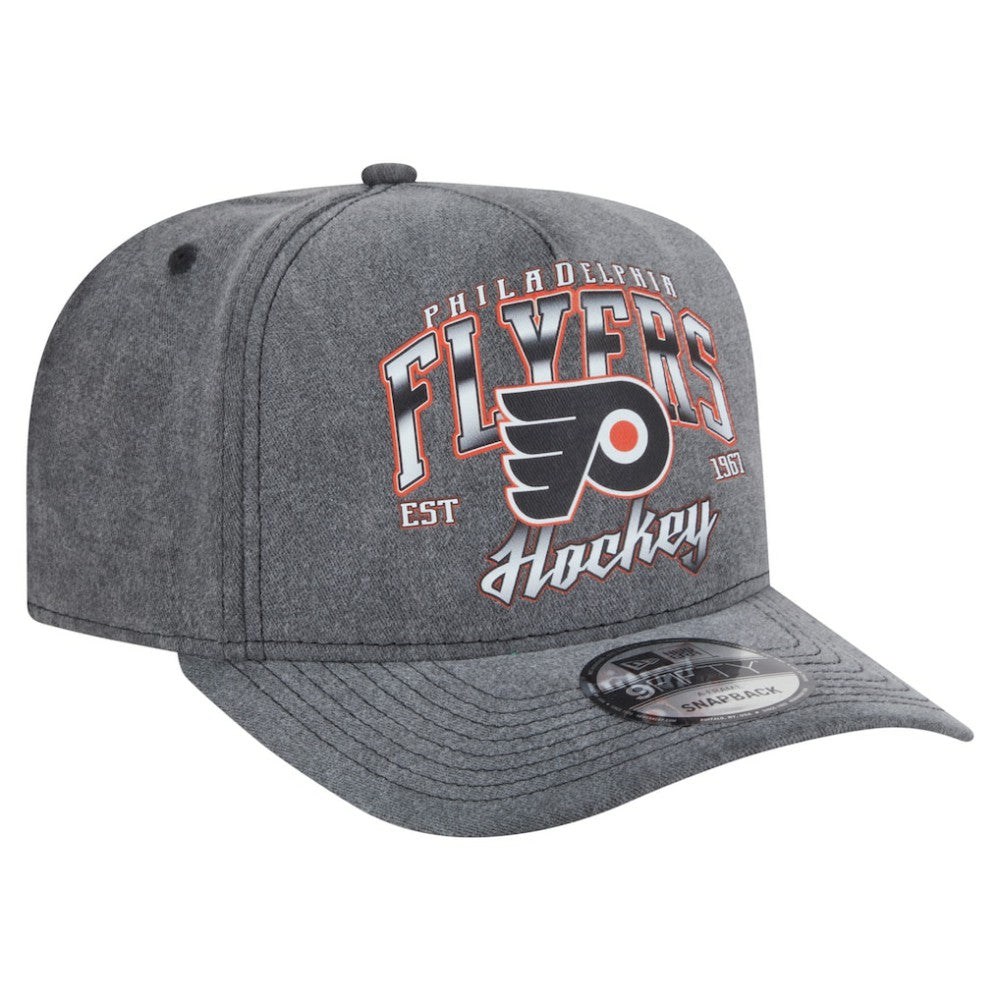Philadelphia Flyers New Era Throwback Washed A-Frame Pre-Curved 9FIFTY Snapback Hat -  NHL Hats