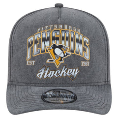 Pittsburgh Penguins New Era Throwback Washed A-Frame Pre-Curved 9FIFTY Snapback Hat -  NHL Hats