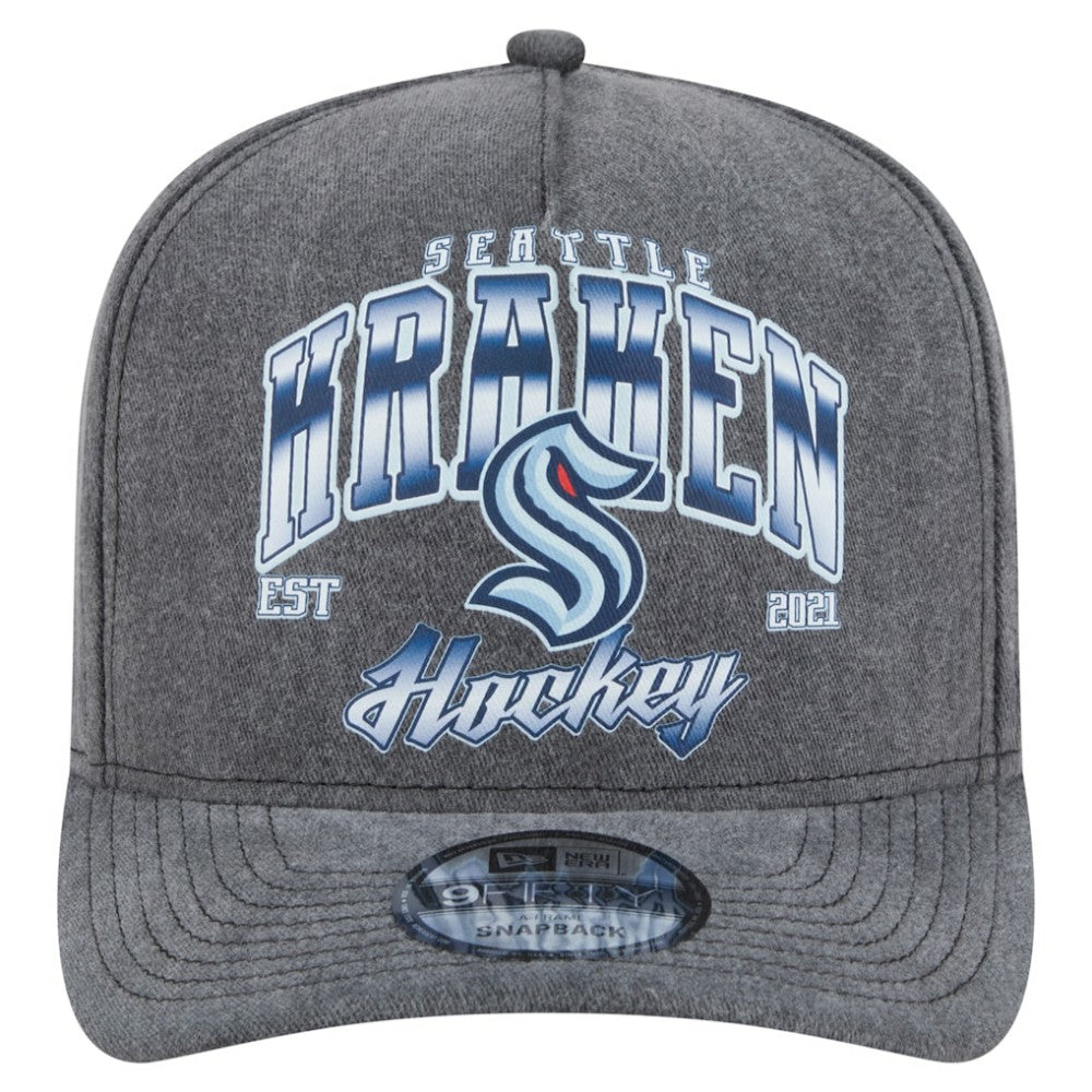 Seattle Kraken New Era Throwback Washed A-Frame Pre-Curved 9FIFTY Snapback Hat -  NHL Hats