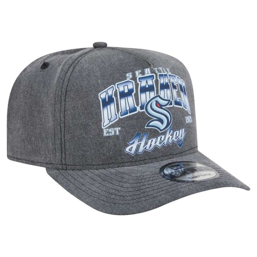 Seattle Kraken New Era Throwback Washed A-Frame Pre-Curved 9FIFTY Snapback Hat -  NHL Hats