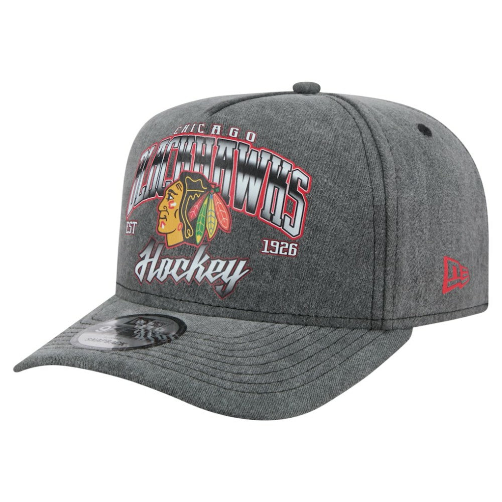 Chicago Blackhawks New Era Throwback Washed A-Frame Pre-Curved 9FIFTY Snapback Hat -  NHL Hats