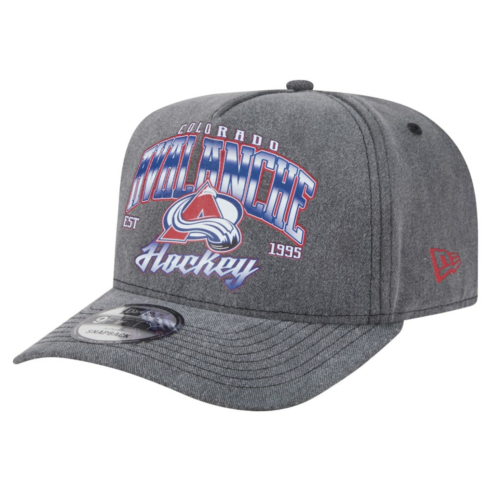 Colorado Avalanche New Era Throwback Washed A-Frame Pre-Curved 9FIFTY Snapback Hat -  NHL Hats