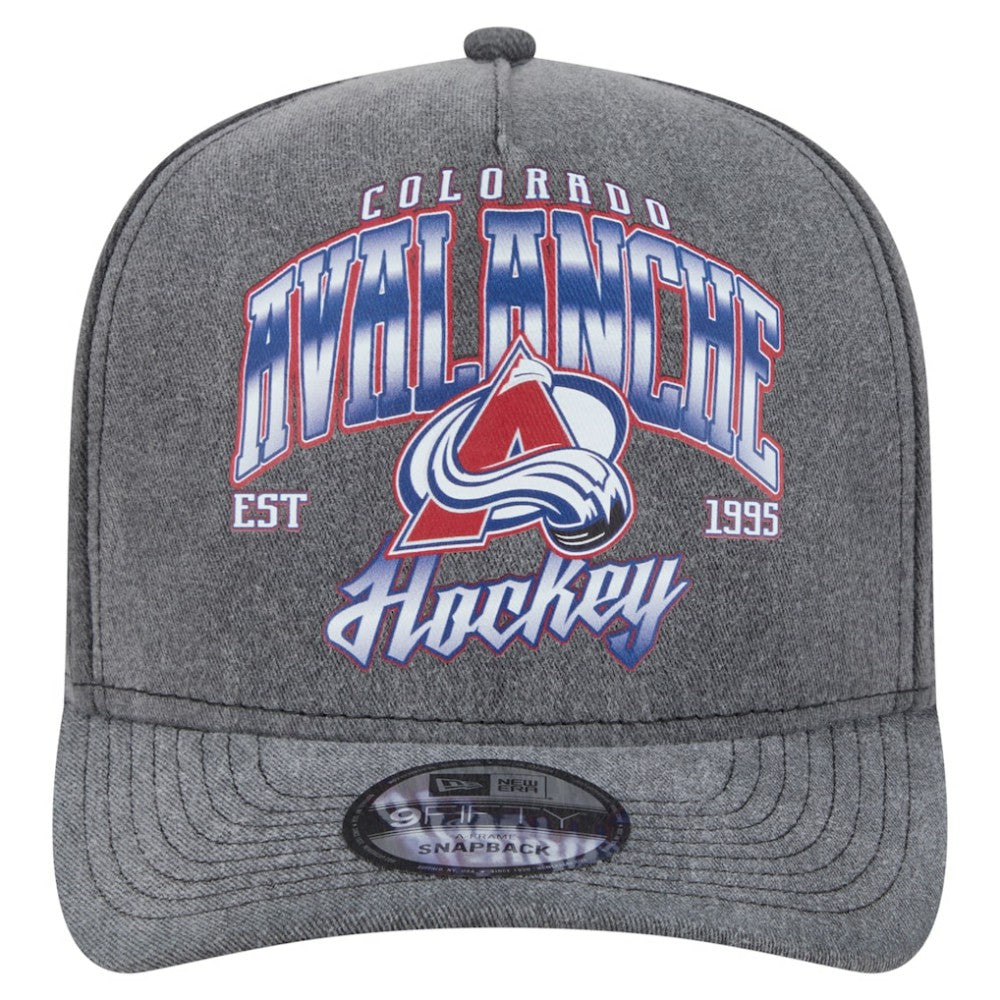 Colorado Avalanche New Era Throwback Washed A-Frame Pre-Curved 9FIFTY Snapback Hat -  NHL Hats