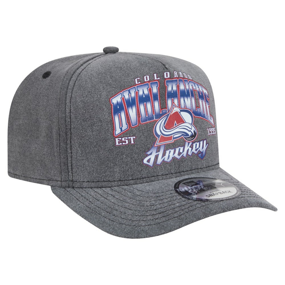 Colorado Avalanche New Era Throwback Washed A-Frame Pre-Curved 9FIFTY Snapback Hat -  NHL Hats