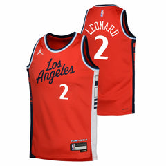 Red Kawhi Leonard LA Clippers Jordan Brand Youth Swingman Jersey | NBA