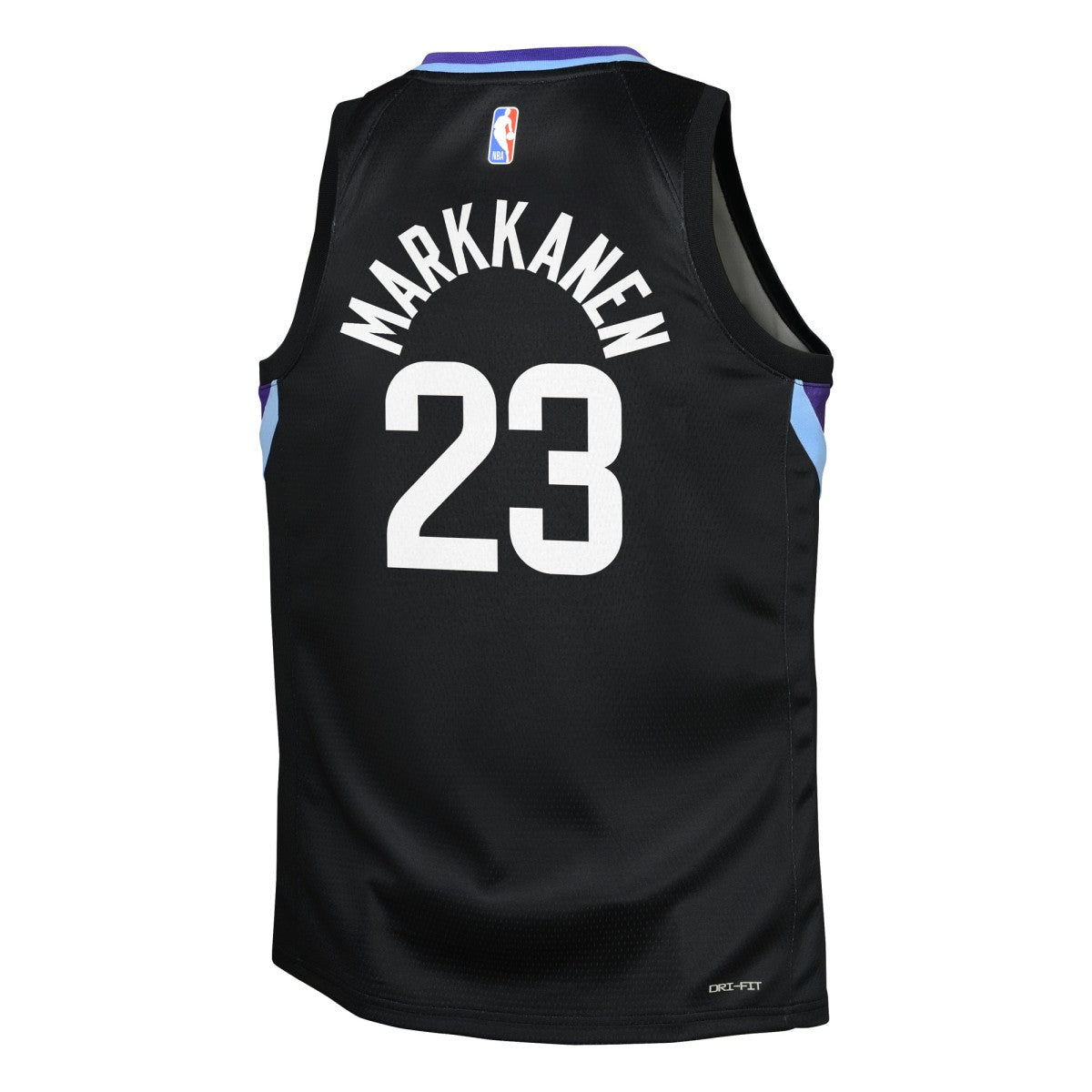 Black Lauri Markkanen Utah Jazz Jordan Brand Youth Swingman Jersey | NBA