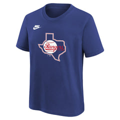 Texas Rangers Nike Youth Cooperstown Collection Team Logo T-Shirt - MLB T-shirts