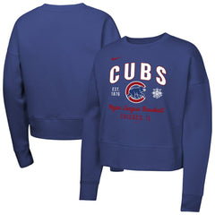 Chicago Cubs Nike Girls Youth Fleece Sweatshirt - MLB Sweatshirts