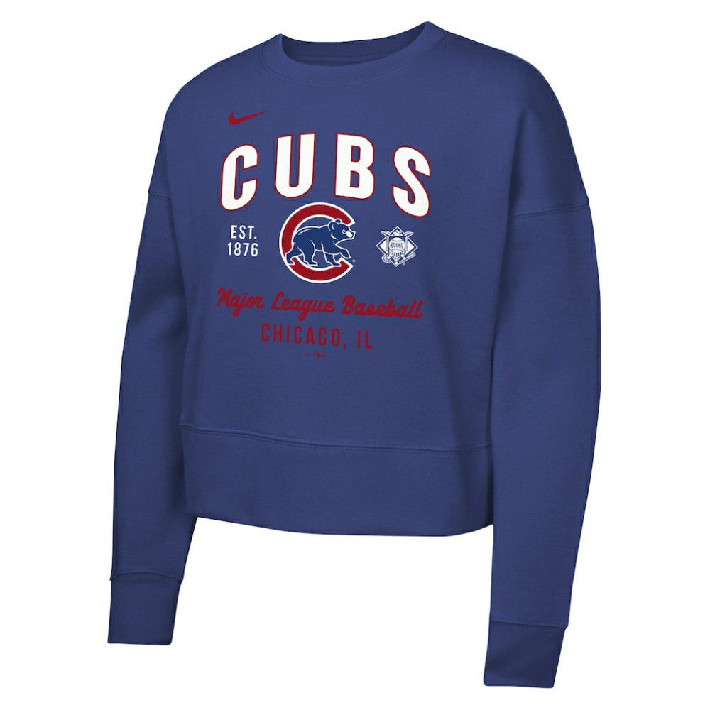 Chicago Cubs Nike Girls Youth Fleece Sweatshirt - MLB Sweatshirts
