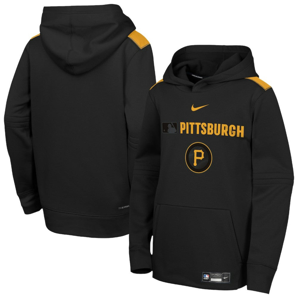 Pittsburgh Pirates Nike Youth City Connect Authentic Collection Performance Pullover Hoodie - MLB Hoodies