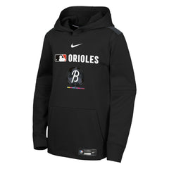 Baltimore Orioles Nike Youth City Connect Authentic Collection Performance Pullover Hoodie - MLB Hoodies