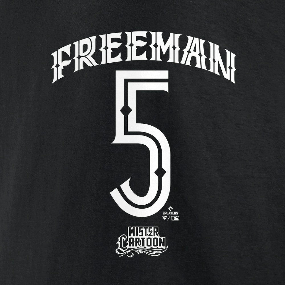Freddie Freeman Los Angeles Dodgers Mister Cartoon Name & Number T-Shirt - MLB T-shirts
