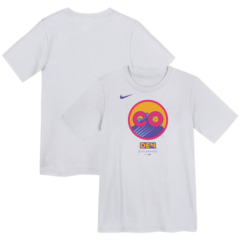Colorado Rockies Nike Preschool 2025 City Connect Logo T-Shirt - MLB T-shirts