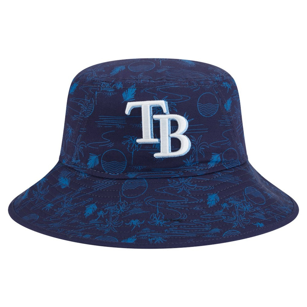 Tampa Bay Rays New Era 2025 Spring Training All Over Print Bucket Hat - MLB Hats