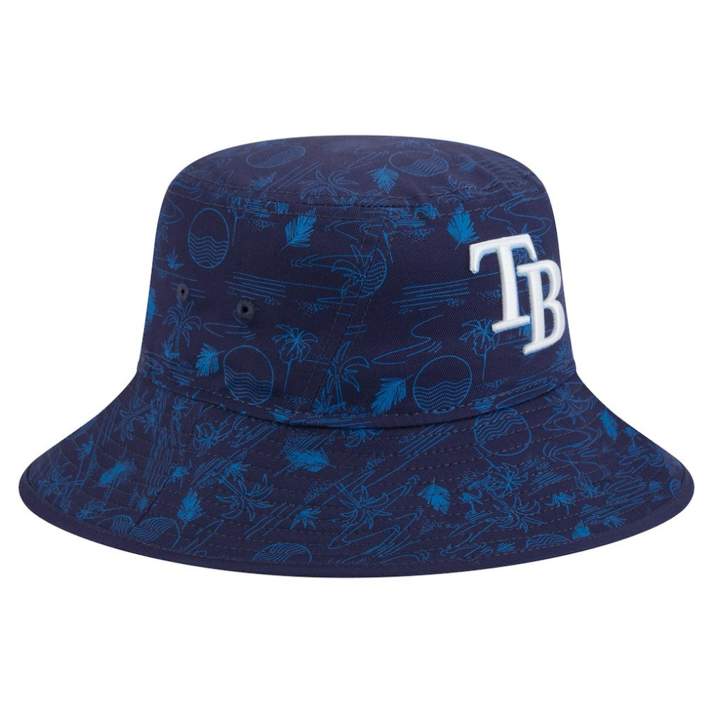 Tampa Bay Rays New Era 2025 Spring Training All Over Print Bucket Hat - MLB Hats