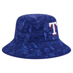 Texas Rangers New Era 2025 Spring Training All Over Print Bucket Hat - MLB Hats