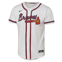 Ozzie Albies Atlanta Braves Nike Youth Home Replica Player Jersey - MLB Jerseys