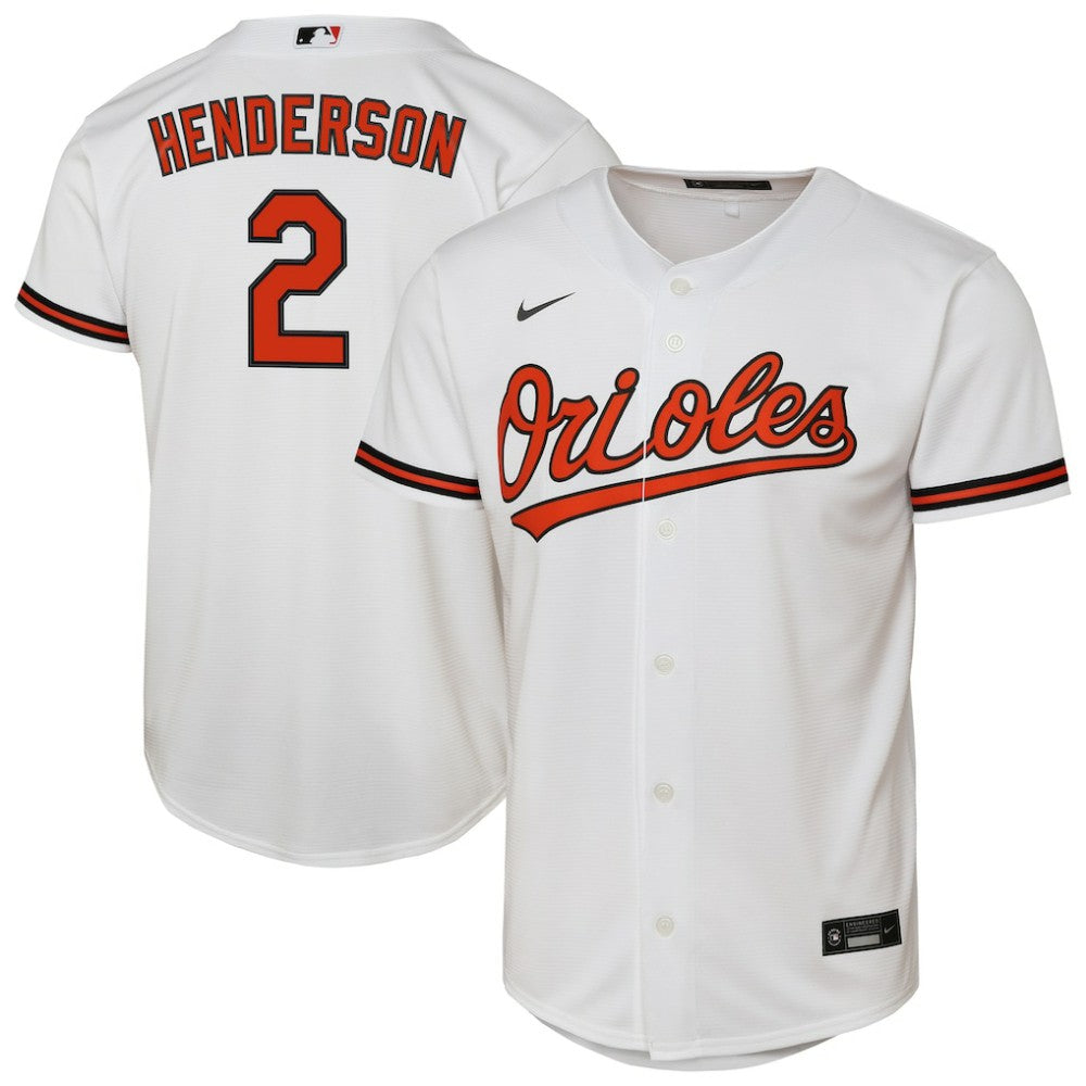 Gunnar Henderson Baltimore Orioles Nike Youth Home Replica Player Jersey - MLB Jerseys