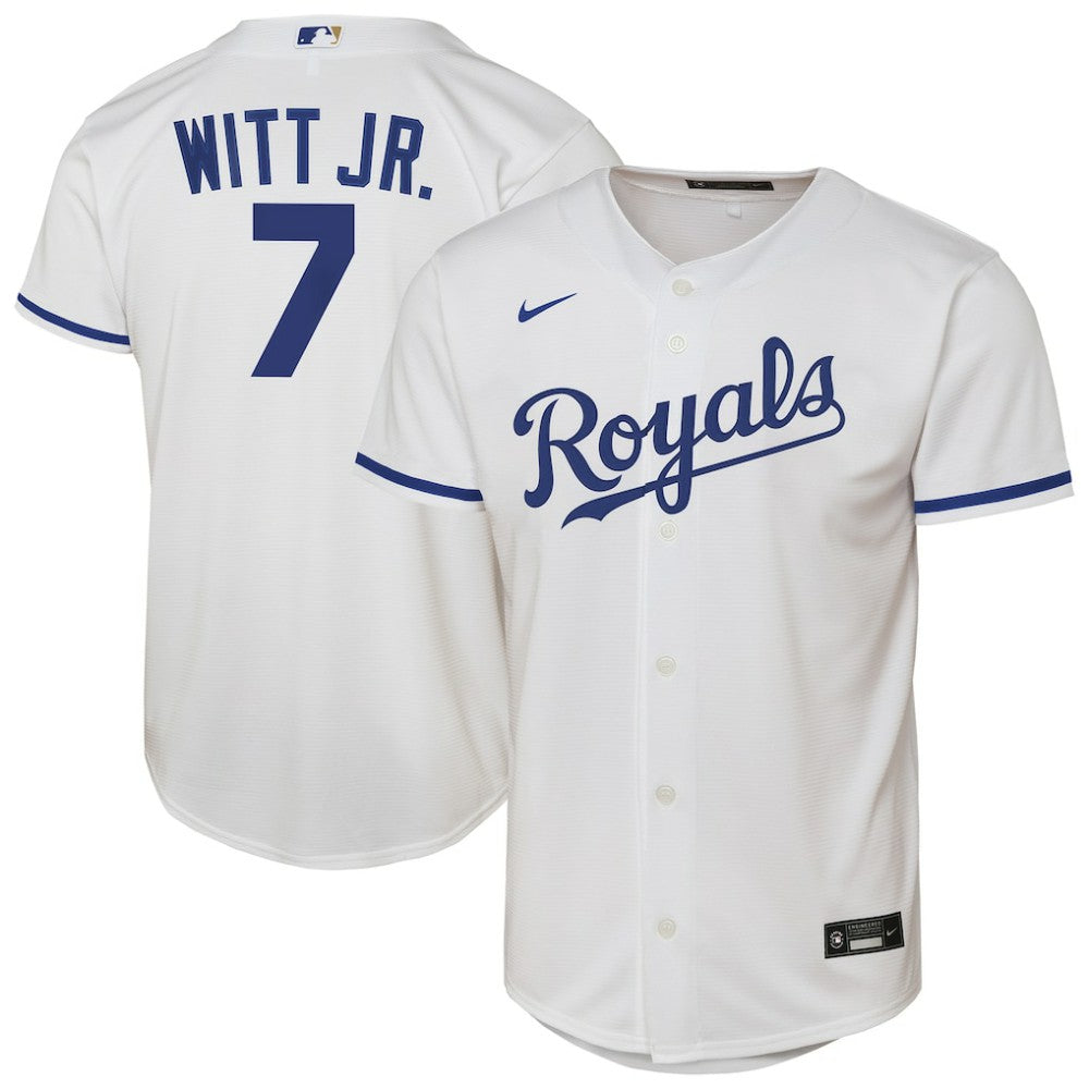 Bobby Witt Jr. Kansas City Royals Nike Youth Home Replica Player Jersey - MLB Jerseys