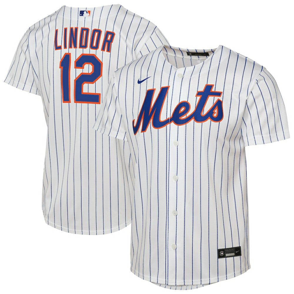 Francisco Lindor New York Mets Nike Youth Home Replica Player Jersey - MLB Jerseys