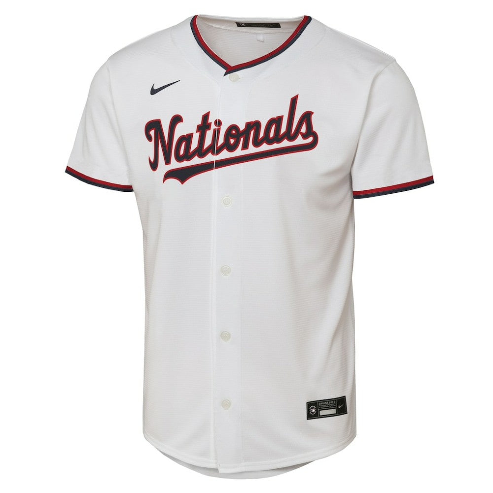 CJ Abrams Washington Nationals Nike Youth Home Replica Player Jersey - MLB Jerseys
