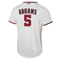 CJ Abrams Washington Nationals Nike Youth Home Replica Player Jersey - MLB Jerseys