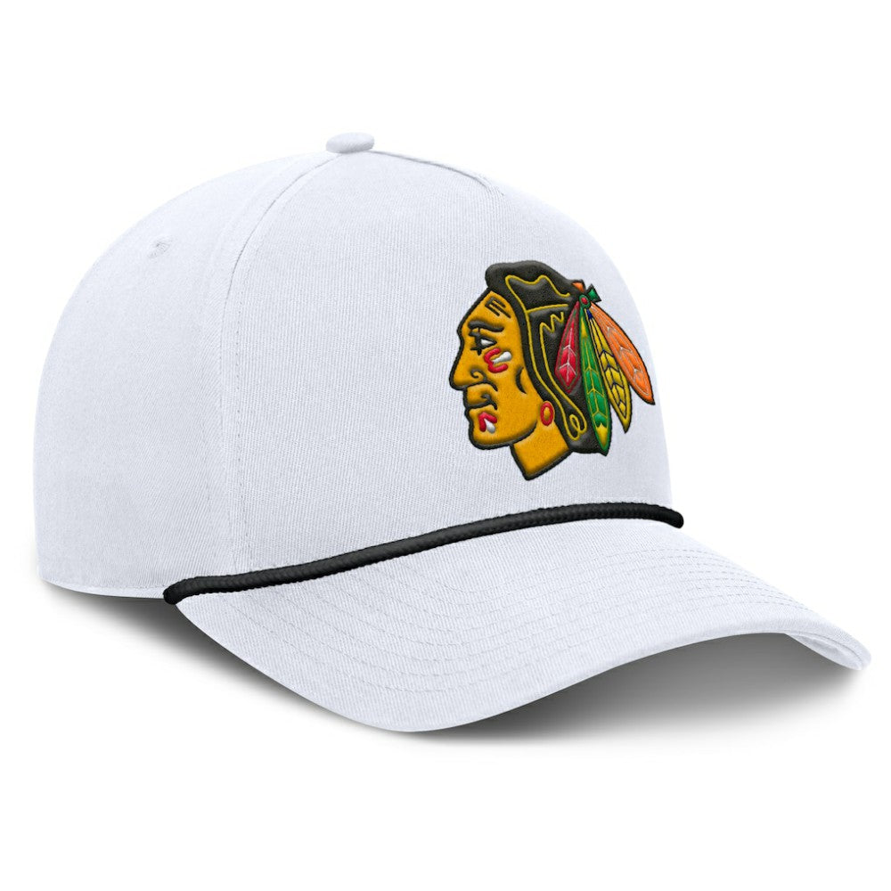 Chicago Blackhawks Fanatics Rope A-Frame Adjustable Hat -  NHL Hats