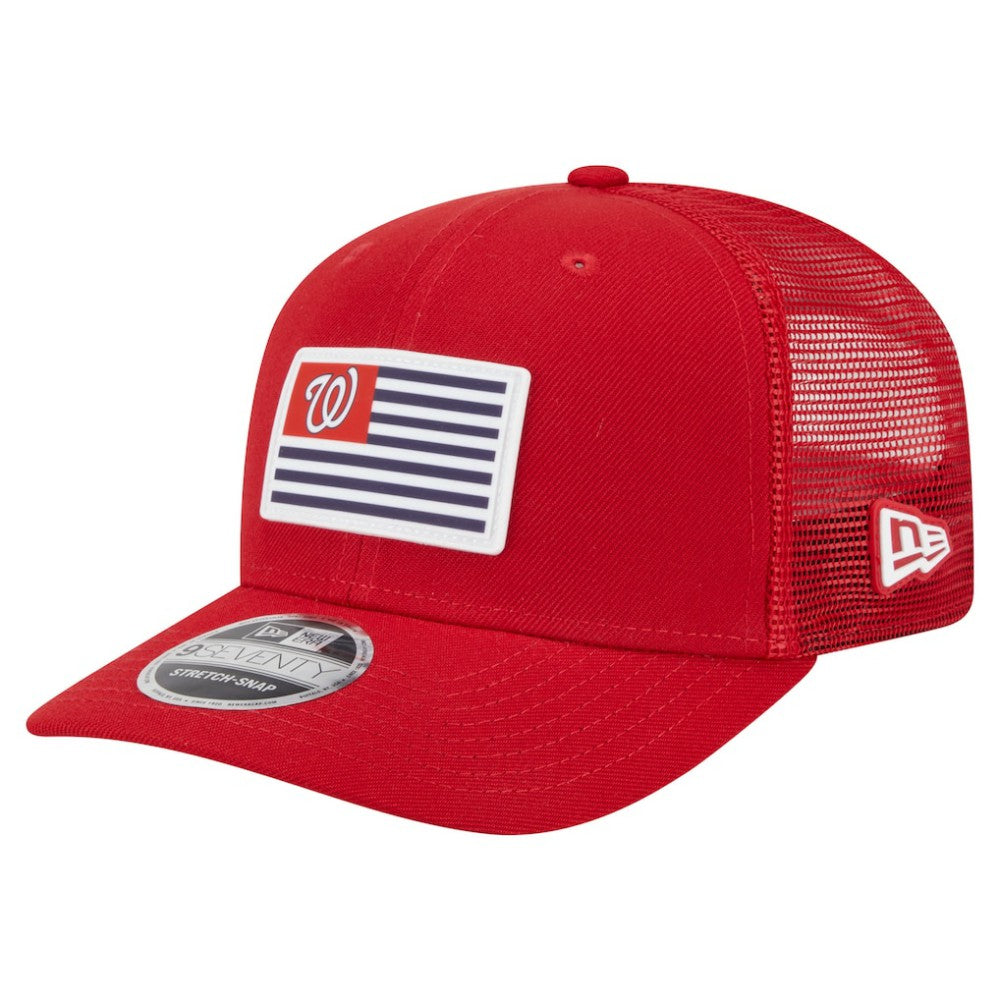 Washington Nationals New Era Flag 9SEVENTY Stretch-Snap Hat - MLB Hats