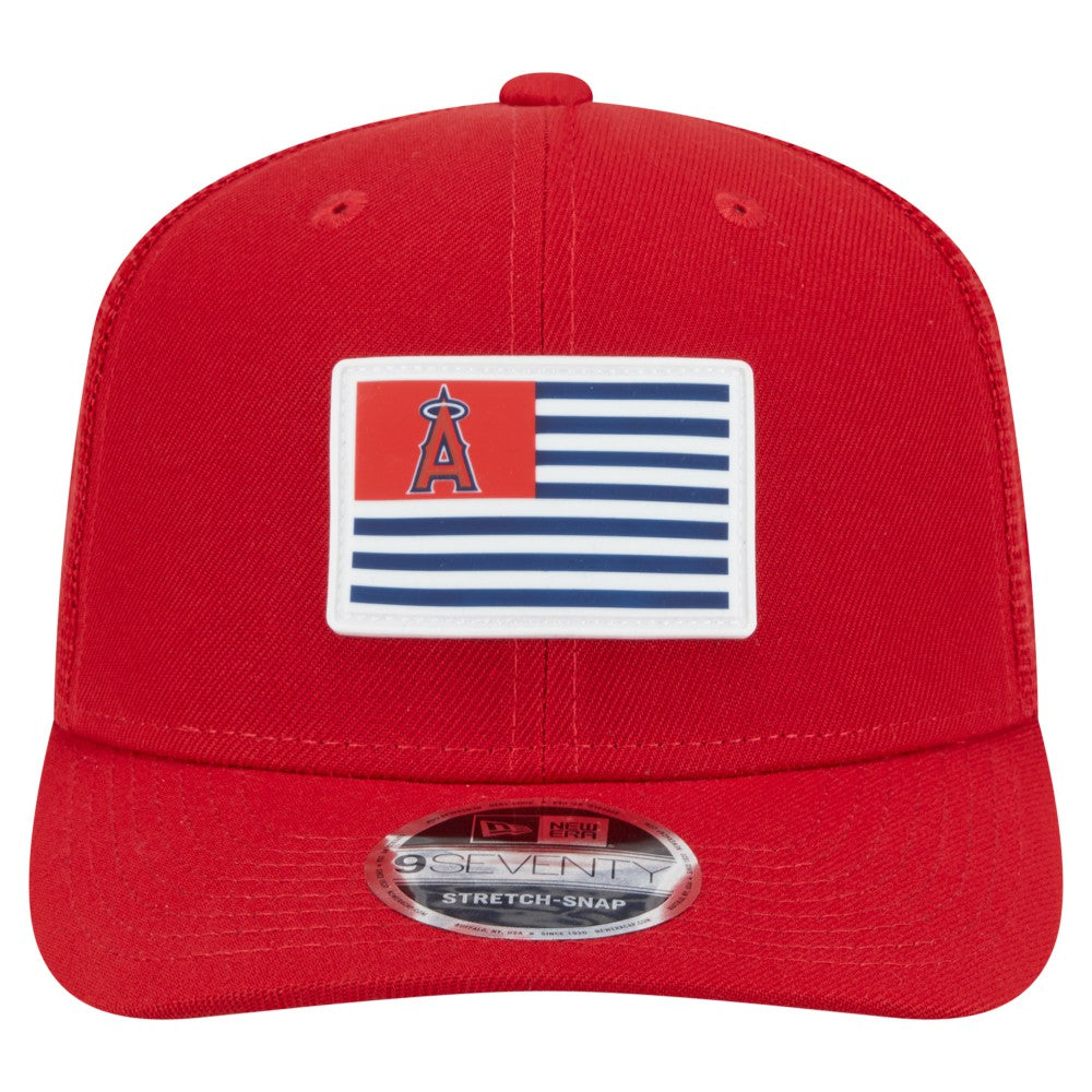 Los Angeles Angels New Era Flag 9SEVENTY Stretch-Snap Hat - MLB Hats