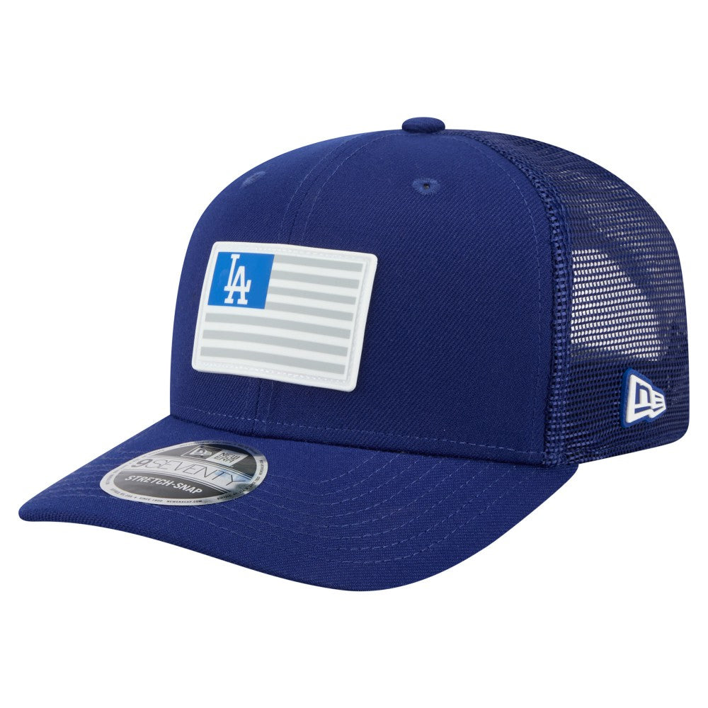 Los Angeles Dodgers New Era Flag 9SEVENTY Stretch-Snap Hat - MLB Hats