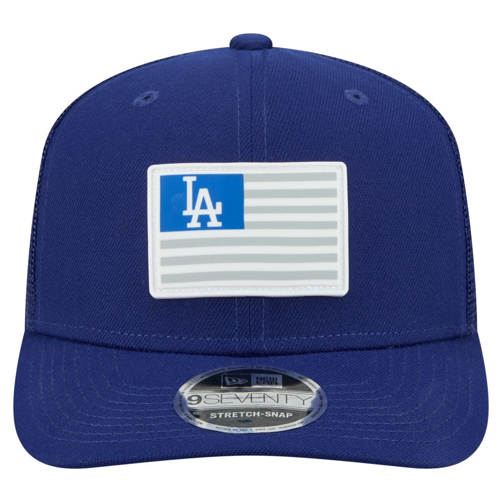 Los Angeles Dodgers New Era Flag 9SEVENTY Stretch-Snap Hat - MLB Hats
