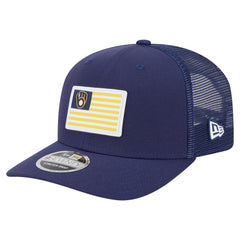 Milwaukee Brewers New Era Flag 9SEVENTY Stretch-Snap Hat - MLB Hats