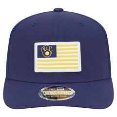 Milwaukee Brewers New Era Flag 9SEVENTY Stretch-Snap Hat - MLB Hats