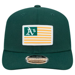 Athletics New Era Flag 9SEVENTY Stretch-Snap Hat - MLB Hats