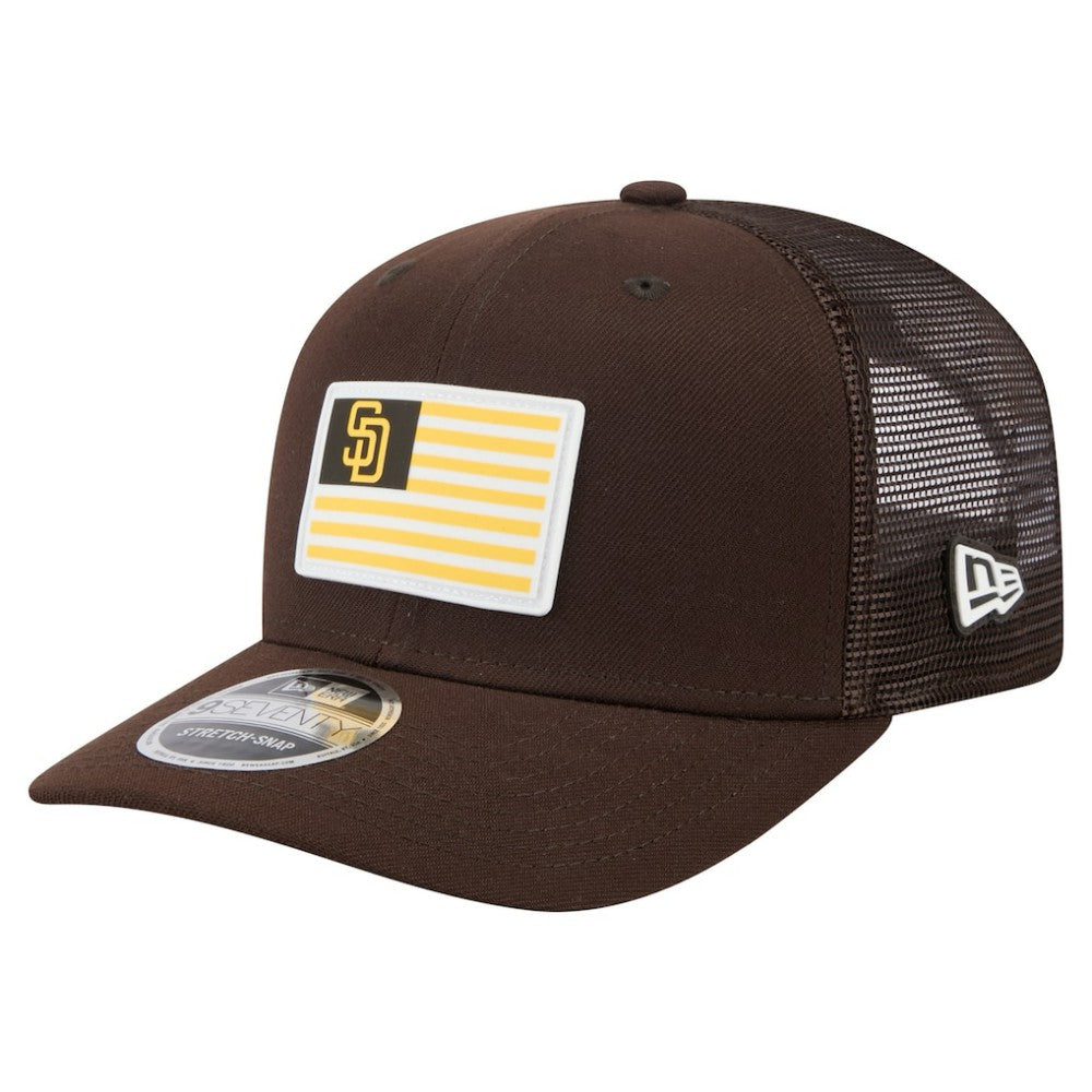 San Diego Padres New Era Flag 9SEVENTY Stretch-Snap Hat - MLB Hats