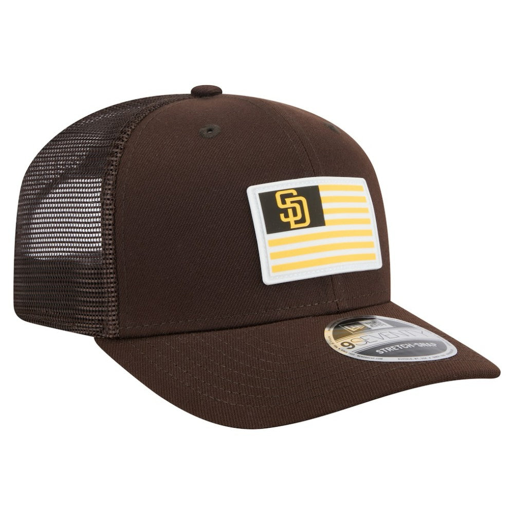San Diego Padres New Era Flag 9SEVENTY Stretch-Snap Hat - MLB Hats