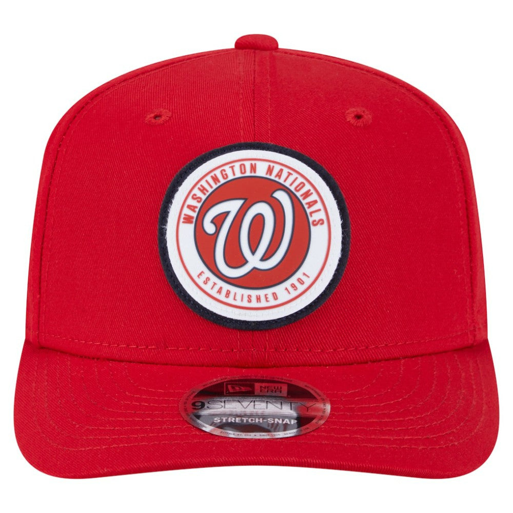 Washington Nationals New Era Circle Patch 9SEVENTY Stretch-Snap Hat - MLB Hats