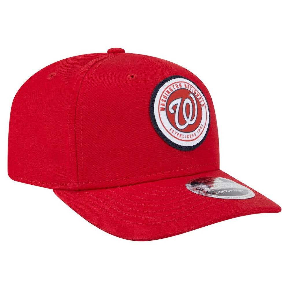 Washington Nationals New Era Circle Patch 9SEVENTY Stretch-Snap Hat - MLB Hats