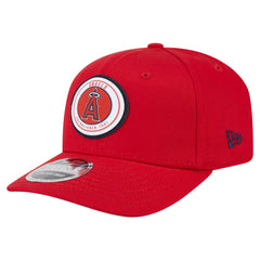 Los Angeles Angels New Era Circle Patch 9SEVENTY Stretch-Snap Hat - MLB Hats