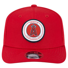 Los Angeles Angels New Era Circle Patch 9SEVENTY Stretch-Snap Hat - MLB Hats
