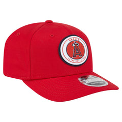 Los Angeles Angels New Era Circle Patch 9SEVENTY Stretch-Snap Hat - MLB Hats