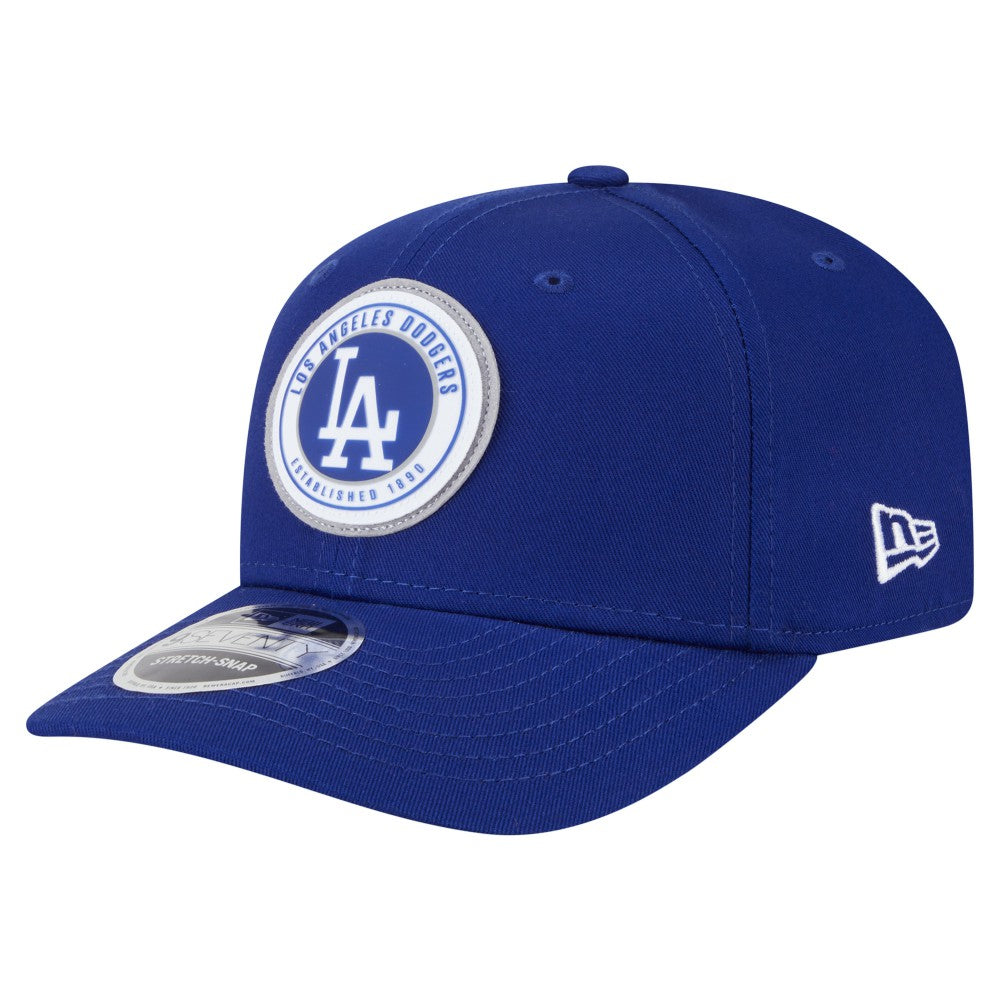 Los Angeles Dodgers New Era Circle Patch 9SEVENTY Stretch-Snap Hat - MLB Hats