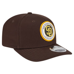 San Diego Padres New Era Circle Patch 9SEVENTY Stretch-Snap Hat - MLB Hats
