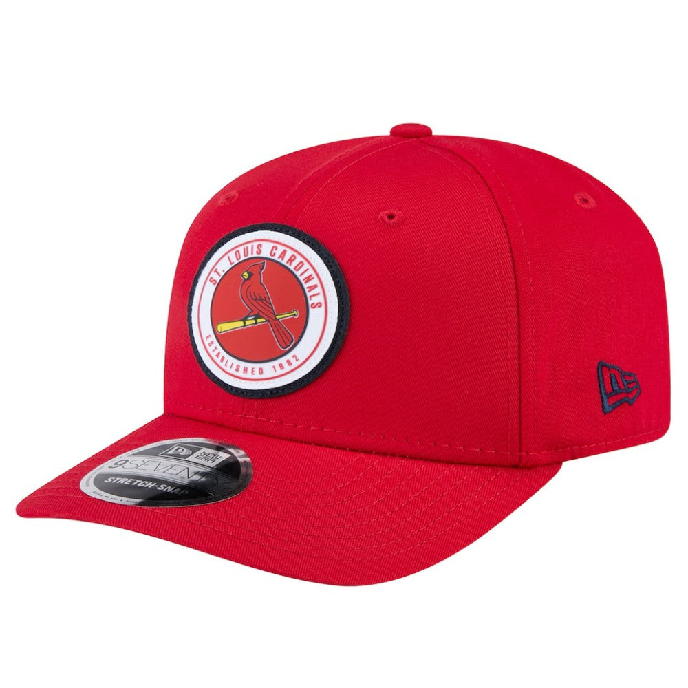 St. Louis Cardinals New Era Circle Patch 9SEVENTY Stretch-Snap Hat - MLB Hats