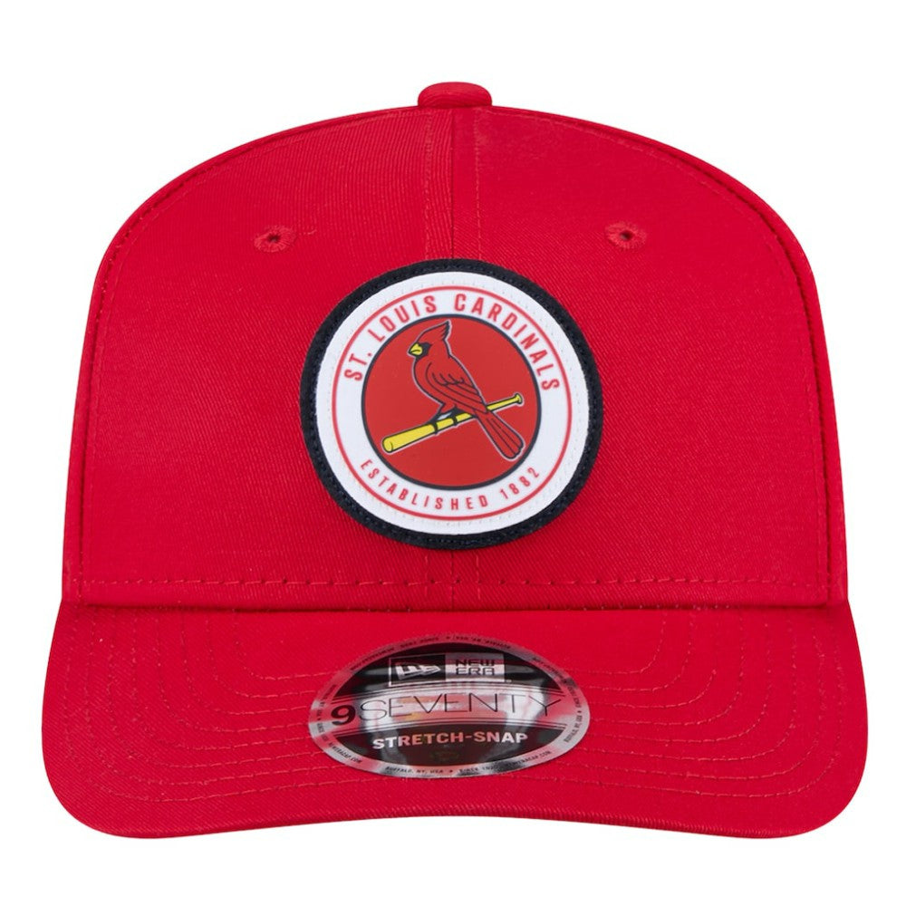 St. Louis Cardinals New Era Circle Patch 9SEVENTY Stretch-Snap Hat - MLB Hats
