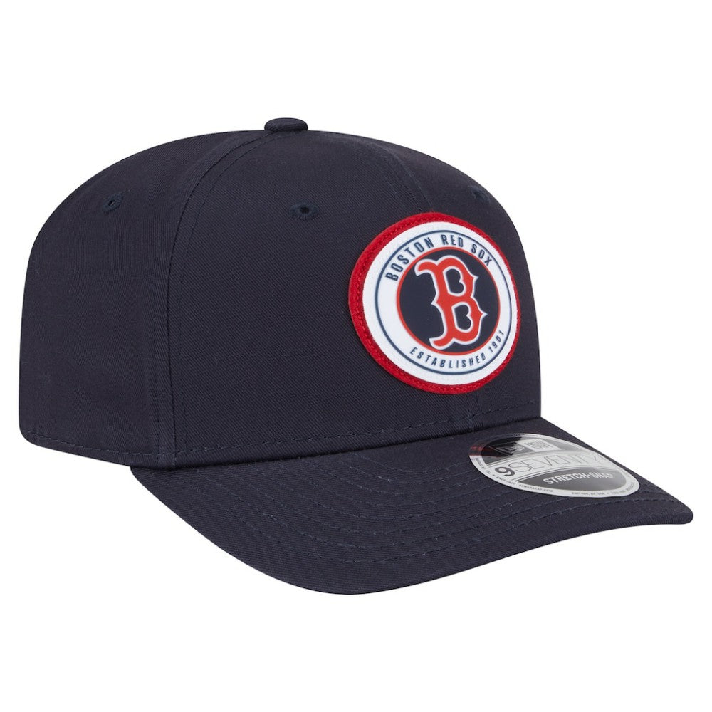 Boston Red Sox New Era Circle Patch 9SEVENTY Stretch-Snap Hat - MLB Hats
