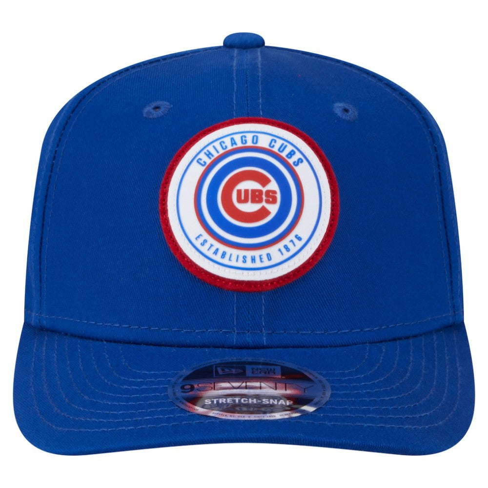 Chicago Cubs New Era Circle Patch 9SEVENTY Stretch-Snap Hat - MLB Hats
